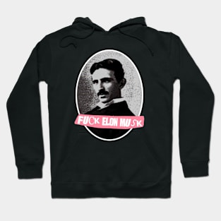 fuck elon musk(tesla) Hoodie